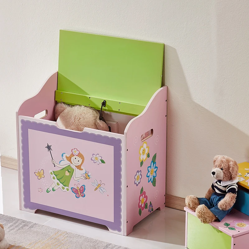 childrens wooden toy box