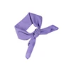 Ladies Solid Purple Color Summer Durable Hair Bag Accessory Plain Blank Square Bandana