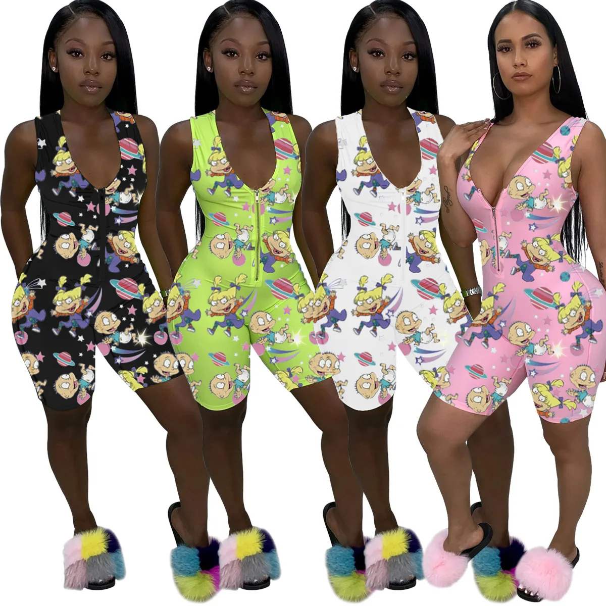 Summer jumpsuit For Women 2021 One Piece Jumpsuits Casual Sleeveless Playsuit Rompers Women Jumpsuits
Summer jumpsuit For Women 2021 One Piece Jumpsuits Casual Sleeveless Playsuit Rompers Women Jumpsuits
