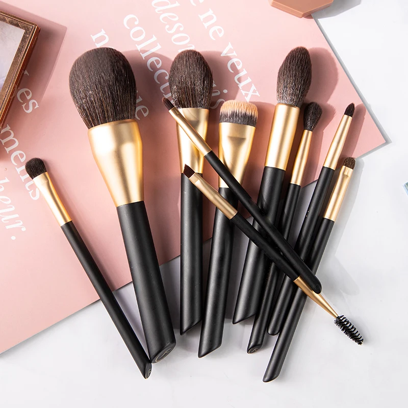 Good quality factory direct black make up brush kit professional cosmetic brush wooden makeup brushes set
Good quality factory direct black make up brush kit professional cosmetic brush wooden makeup brushes set