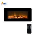 Realistic Master Flame Cheap Freestanding Heater Recessed and Hanging Firebox Wall Mounted Electric Fireplace TV Stand
