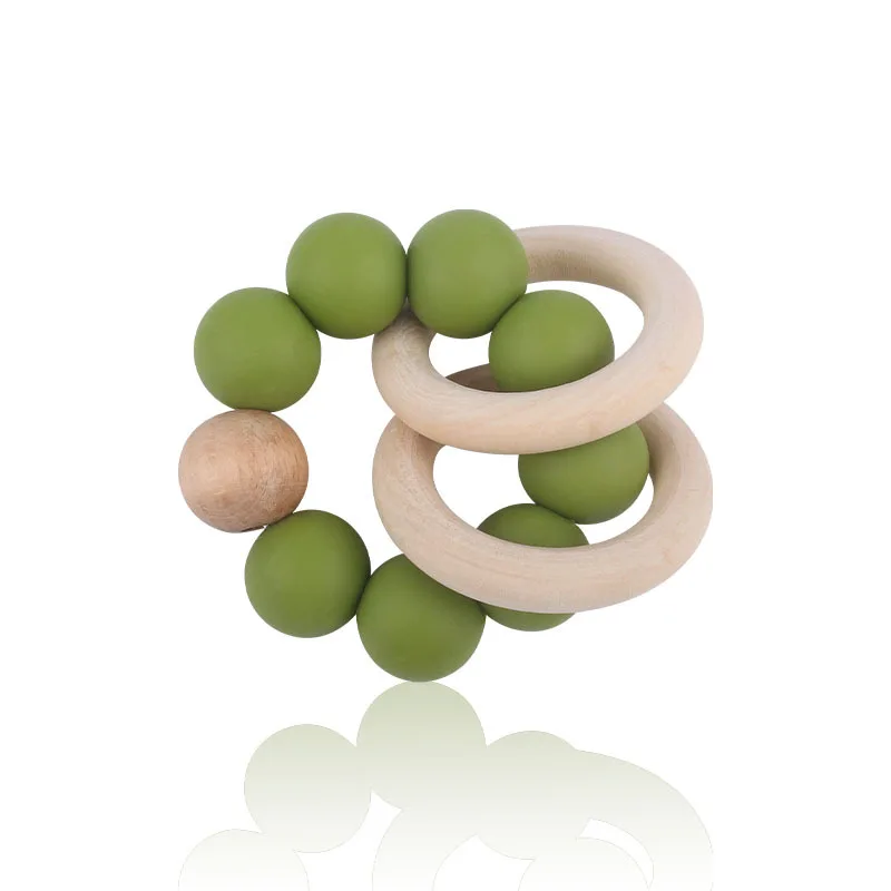 Custom Food Grade Silicon Teething Mitten Toy Wooden Teething Toys Ring Baby Gift Set Baby Silicone Teether
Custom Food Grade Silicon Teething Mitten Toy Wooden Teething Toys Ring Baby Gift Set Baby Silicone Teether