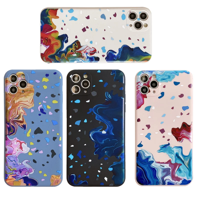 New Arrival Watercolor painting Silicone Liquid Phone Case For iPhone 11 Pro Max X XS XR 7 8 12pro max Cell Phone Protect Case, Multi colors
New Arrival Watercolor painting Silicone Liquid Phone Case For iPhone 11 Pro Max X XS XR 7 8 12pro max Cell Phone Protect Case, Multi colors