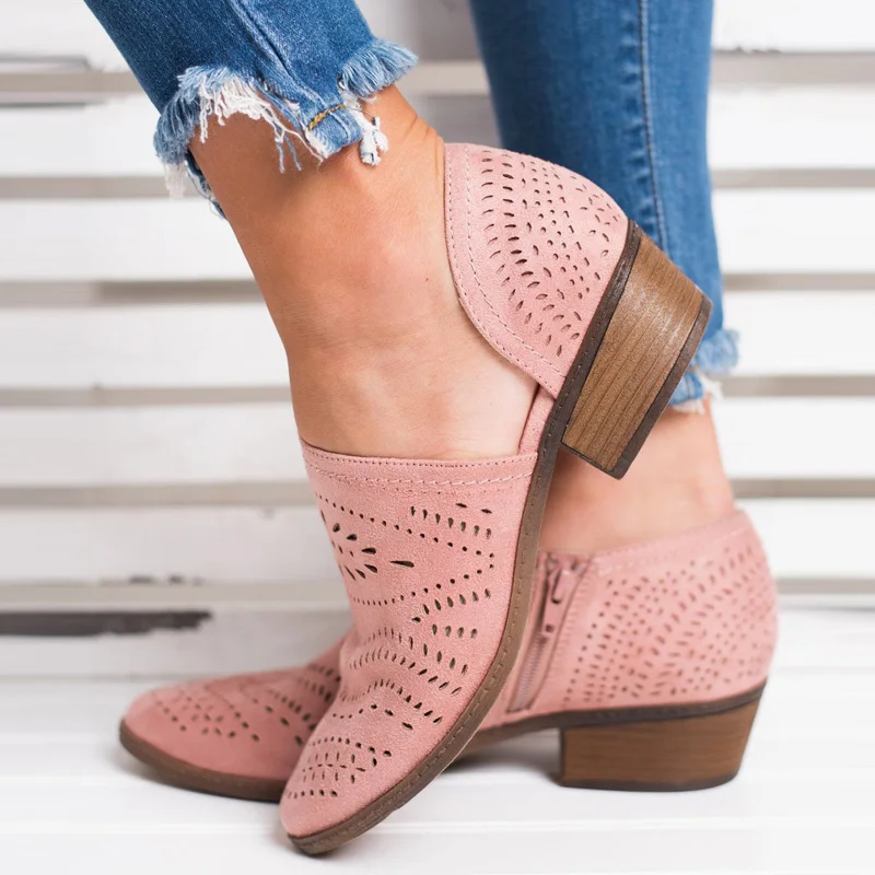 Chunky Heels Womens Pumps Casual Spring Autumn Lady Low Heeled Shoes Fashion Cut-outs Women Shoes, Black
Chunky Heels Womens Pumps Casual Spring Autumn Lady Low Heeled Shoes Fashion Cut-outs Women Shoes, Black