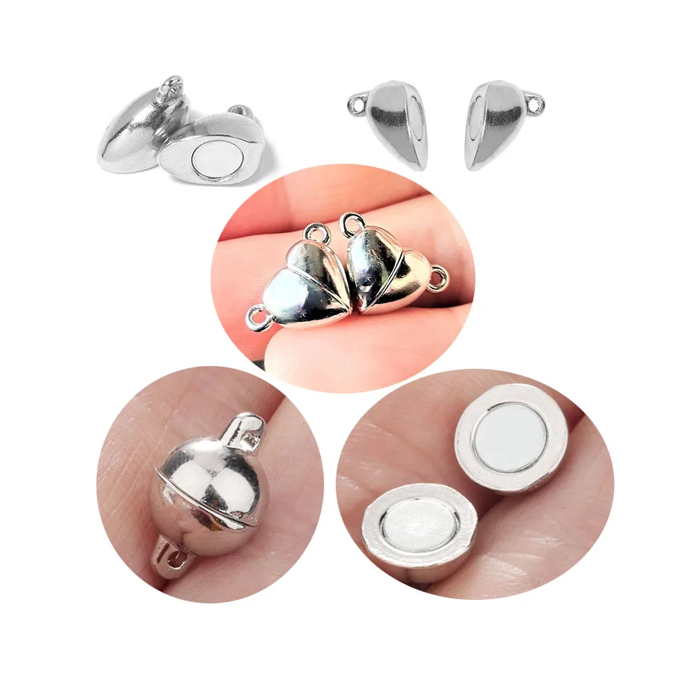 Hot Valentine's Day Gift Round Strong Magnetic Clasps 6/8/10MM Bracelet Chain Rould Ball Magnet Buckle For Jewelry Making
Hot Valentine's Day Gift Round Strong Magnetic Clasps 6/8/10MM Bracelet Chain Rould Ball Magnet Buckle For Jewelry Making