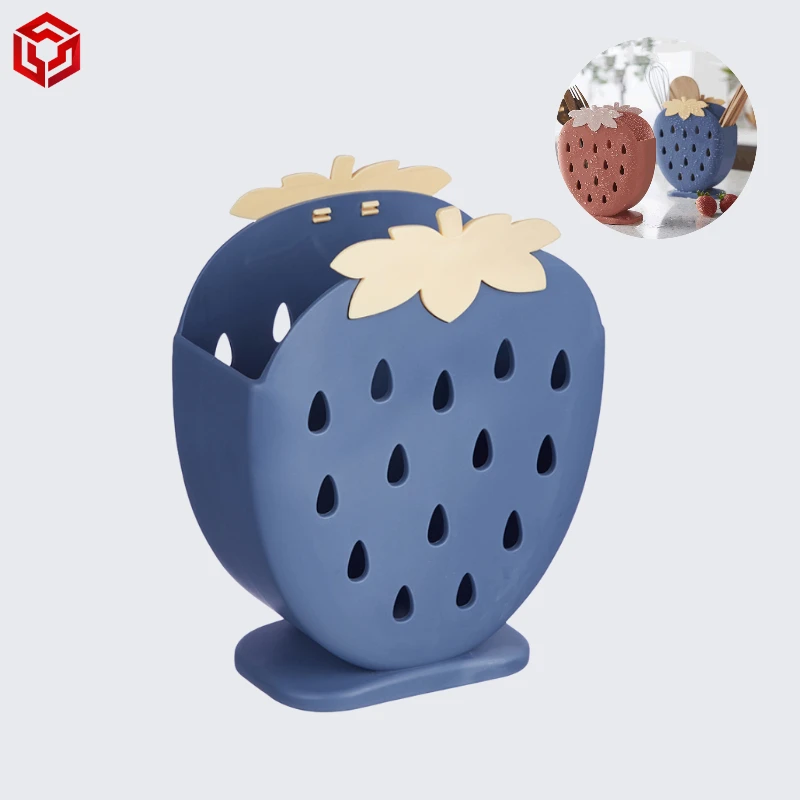 Chopsticks Cage Plastic Household Suspended Storage Rack For Drainage Tableware Creative Strawberry Shape storage holders & rack
Chopsticks Cage Plastic Household Suspended Storage Rack For Drainage Tableware Creative Strawberry Shape storage holders & rack