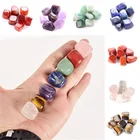Gemston Gemstone Colorful Beautiful Rainbow Gemston 7 Chakra Healing Reiki Jewelry Gift Set