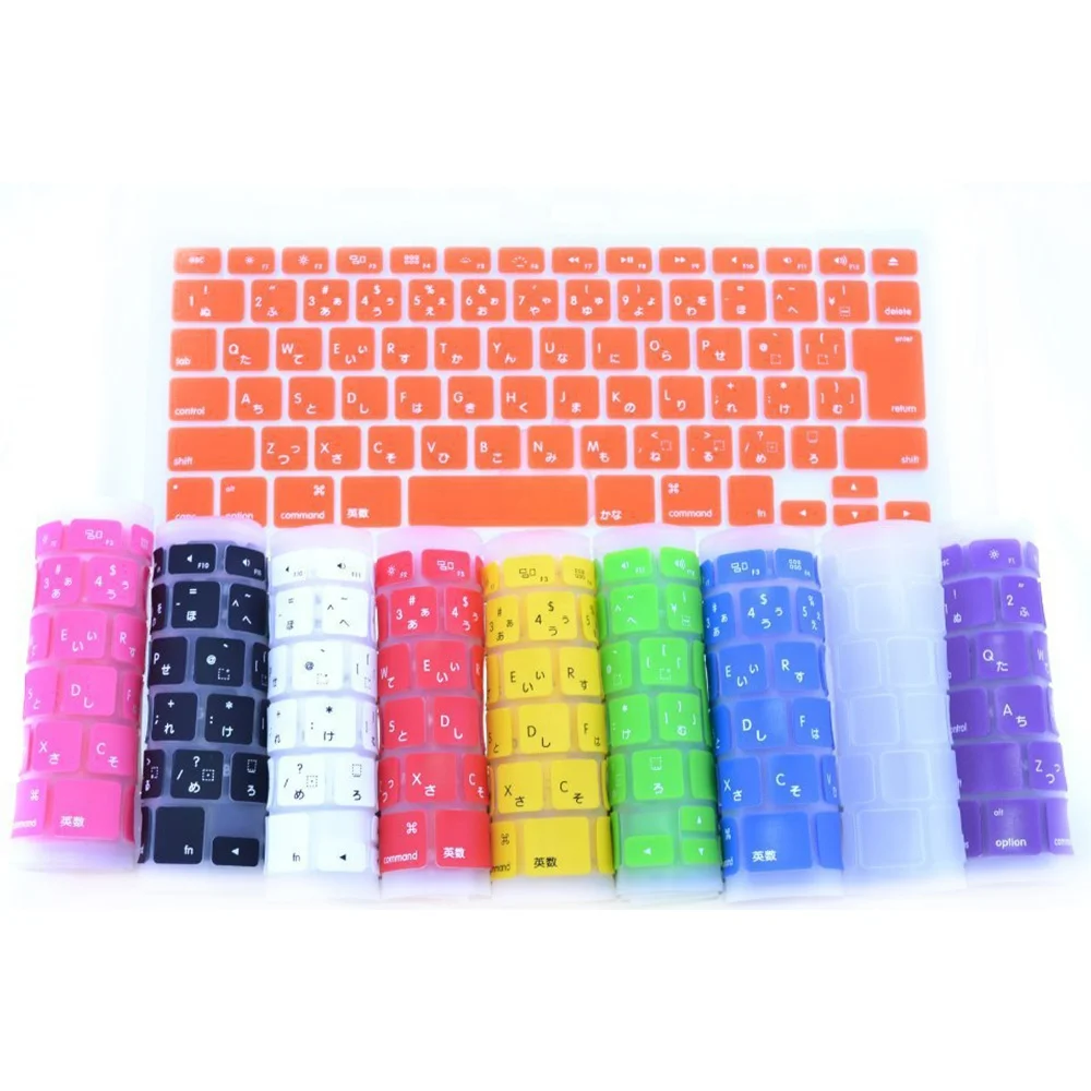 Colorful Waterproof TPU Silicone Spainish Keyboard Protector Covers Laptop for EU Version Macbook Air 13.3 A2179
Colorful Waterproof TPU Silicone Spainish Keyboard Protector Covers Laptop for EU Version Macbook Air 13.3 A2179