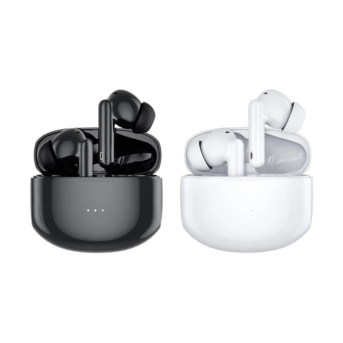 

ANC TWS 5.0 a40 pro Earphone Wireless Earbuds Noise Cancelling With Mic Handsfree Earbuds for Xiaomi Redmi Airdots A40 Pro, White + black