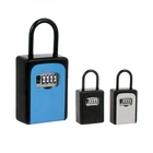 Outdoor Safe Key Lock Box 4 numbers metal combination key box wall