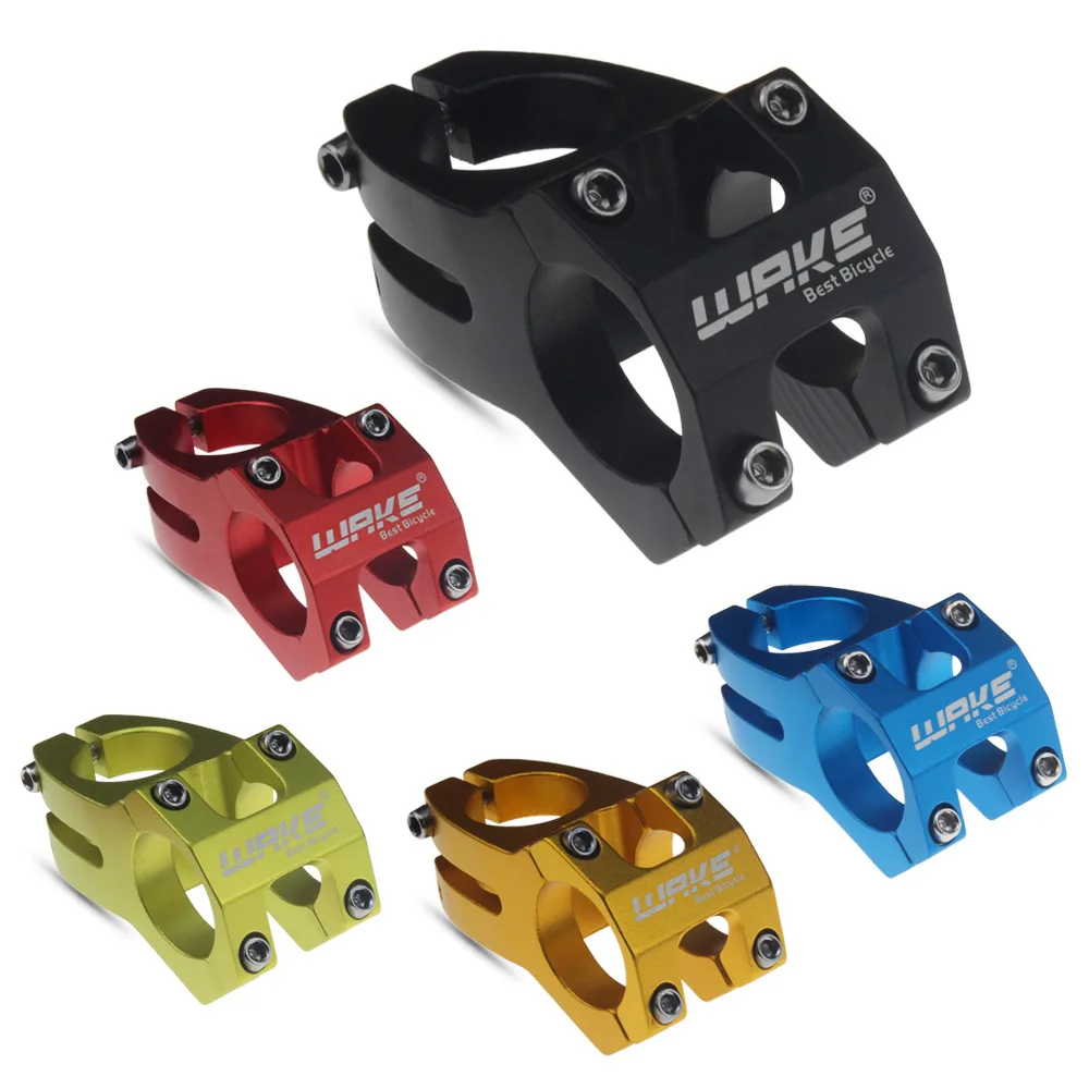 wake aluminum alloy bike stem MTB mountain bike stem 31.8*28.6*45mm mtb bicycle stem bike parts, Black, red, blue, green, gold
wake aluminum alloy bike stem MTB mountain bike stem 31.8*28.6*45mm mtb bicycle stem bike parts, Black, red, blue, green, gold