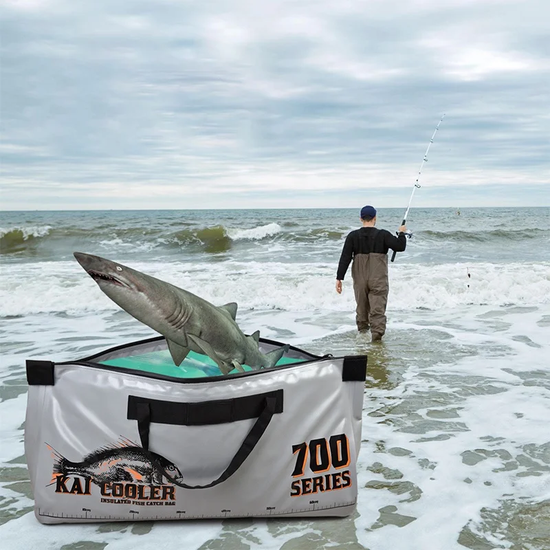 Everich Fishing and Hunting 500D PVC Insulated Folding Cheap bag Sea Fishing Packaging Cooler Bag Plastic Transport Bag
Everich Fishing and Hunting 500D PVC Insulated Folding Cheap bag Sea Fishing Packaging Cooler Bag Plastic Transport Bag