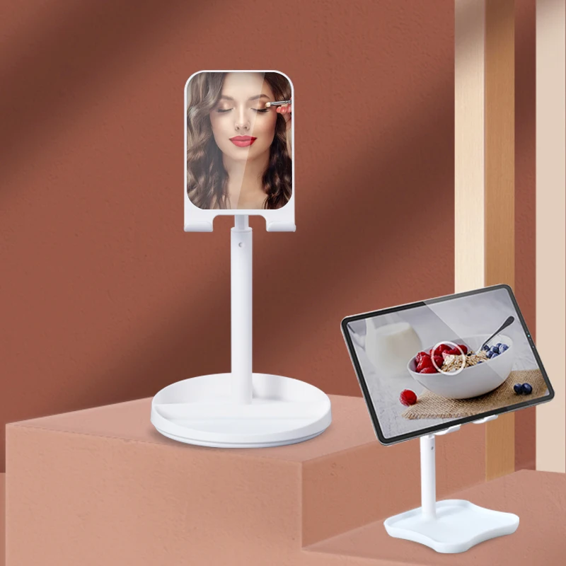 Desktop Adjustable Mirror Mobile Phone Holder High Quality Flexible Desktop Tablet PC Bracket, Customized color
Desktop Adjustable Mirror Mobile Phone Holder High Quality Flexible Desktop Tablet PC Bracket, Customized color