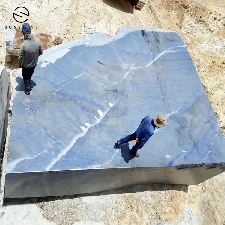 Azul Macaubas quartz Azul Boquira blue marble slab For Interior Decoration