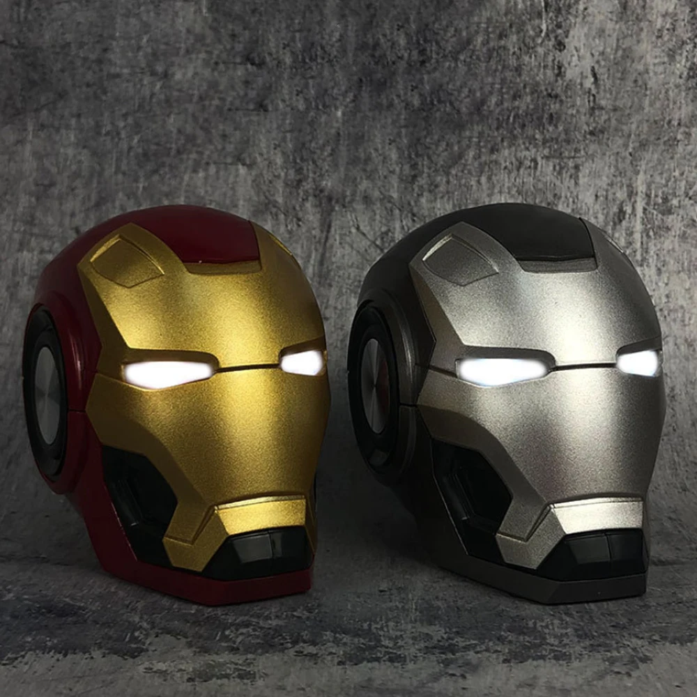 New Iron Man BT Speaker Gift Wireless Smart Radio bass Card Mobile phone Audio cool portable speaker
New Iron Man BT Speaker Gift Wireless Smart Radio bass Card Mobile phone Audio cool portable speaker
