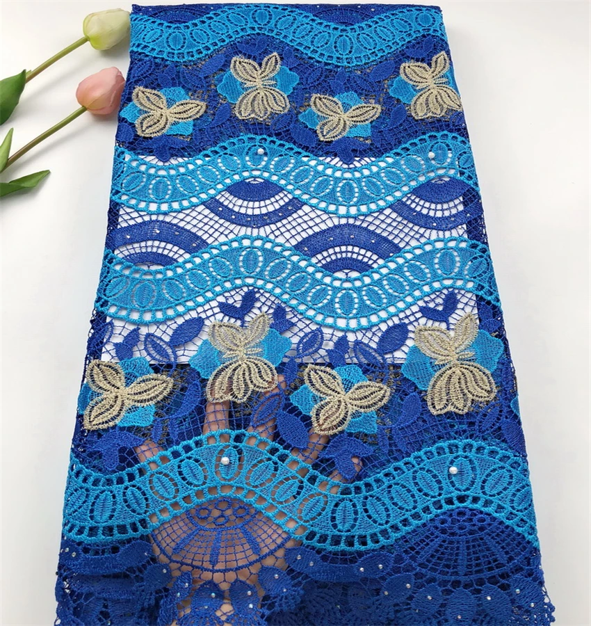 Beads and stones guipure lace 2020 hot selling cord lace design popular and fashion
Beads and stones guipure lace 2020 hot selling cord lace design popular and fashion
