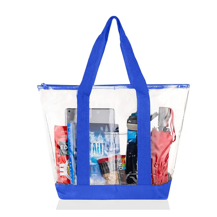 Factory Wholesale Attractive Price Fashion Waterproof Beach Ladies Handbags Transparent PVC Tote Bag, Customized color
Factory Wholesale Attractive Price Fashion Waterproof Beach Ladies Handbags Transparent PVC Tote Bag, Customized color