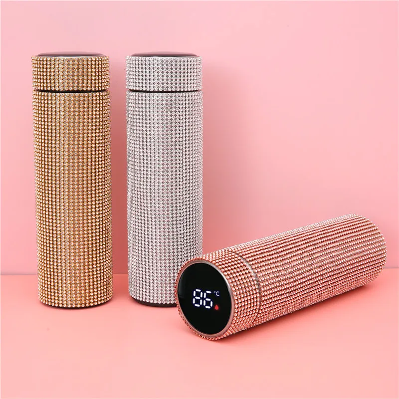 Woman Lady Creative Fashion Diamond Cup Vacuum Flask Smart Thermos Water Bottle
Woman Lady Creative Fashion Diamond Cup Vacuum Flask Smart Thermos Water Bottle