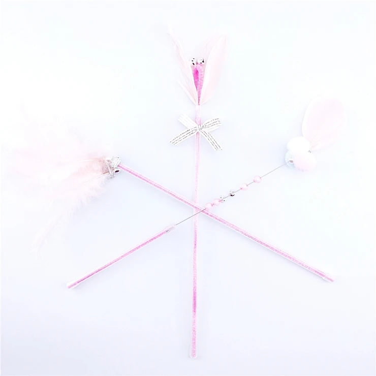 Hot Sale Funny Interactive Pet Cat Toys Fluffy Ball Bell Feather Wand Stick Pet Kitten Play Interactive Toy
Hot Sale Funny Interactive Pet Cat Toys Fluffy Ball Bell Feather Wand Stick Pet Kitten Play Interactive Toy