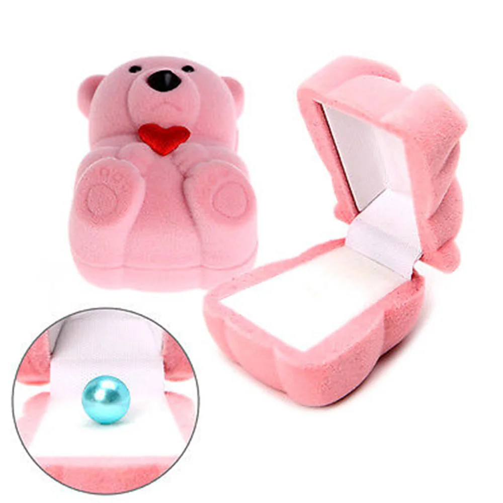 Mini Red Cute Bear Jewllery Gift Boxes for Rings and Small Earrings Pendant Fashion Box Cases custom logo
Mini Red Cute Bear Jewllery Gift Boxes for Rings and Small Earrings Pendant Fashion Box Cases custom logo