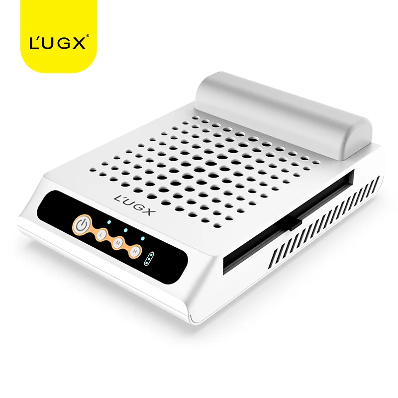 L'UGX nail new 4 fans dust vaccum collecter absorber extractor for nail art salon, White
L'UGX nail new 4 fans dust vaccum collecter absorber extractor for nail art salon, White
