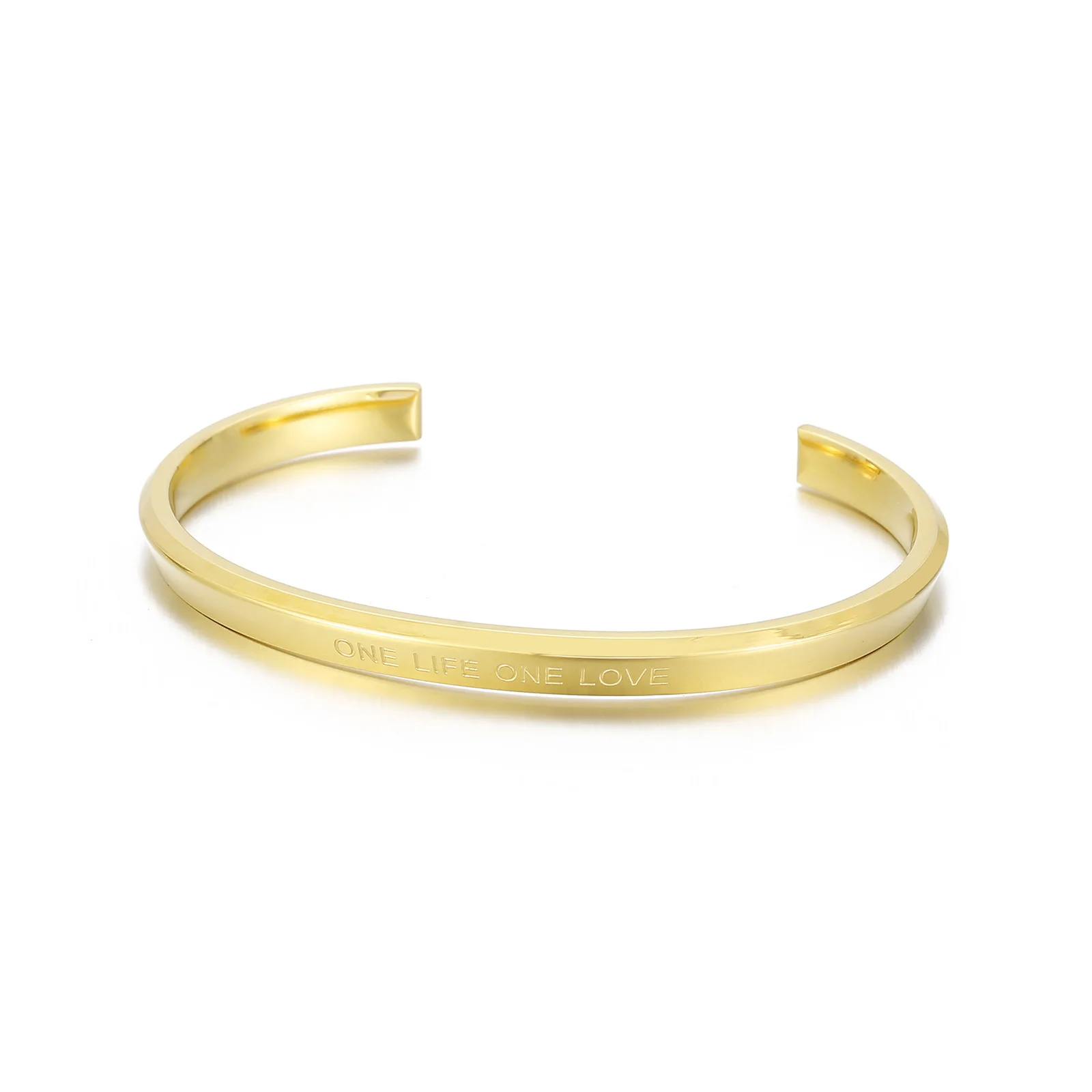 Fashion Personalized Printing "One Off One Love" Women jewelry Stainless Steel Bracelet, Silver/gold
Fashion Personalized Printing "One Off One Love" Women jewelry Stainless Steel Bracelet, Silver/gold