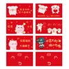 Customized Handmade Paper Red Cute Animal Envelope Fancy UV Red Packet Special Gold Stamping