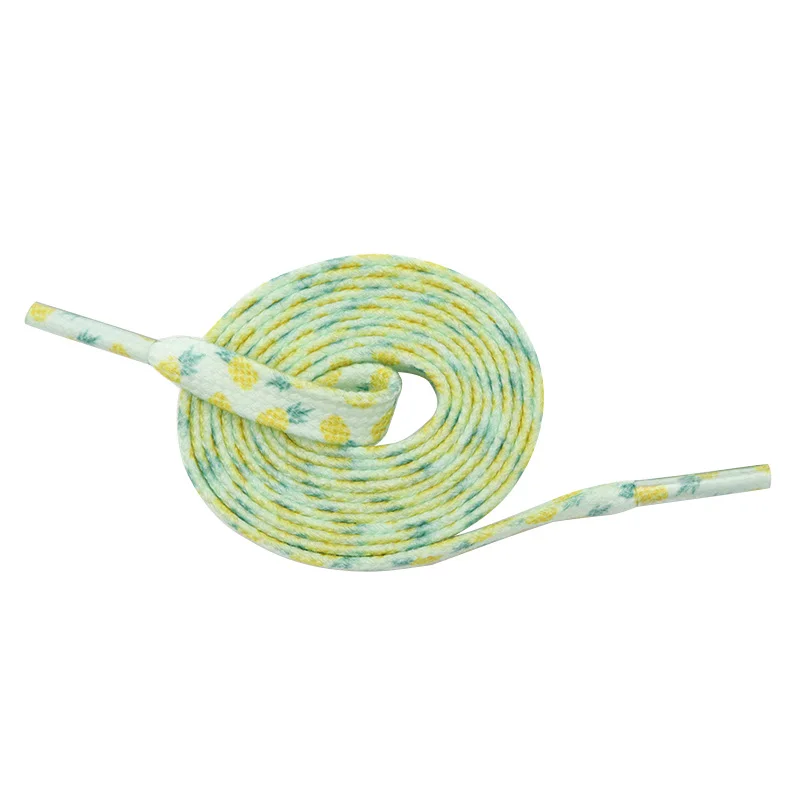 Weiou Manufacturer hight strengt best price Hot Sale Flat polyester Sublimation laces Shoelaces for trend shoes
Weiou Manufacturer hight strengt best price Hot Sale Flat polyester Sublimation laces Shoelaces for trend shoes