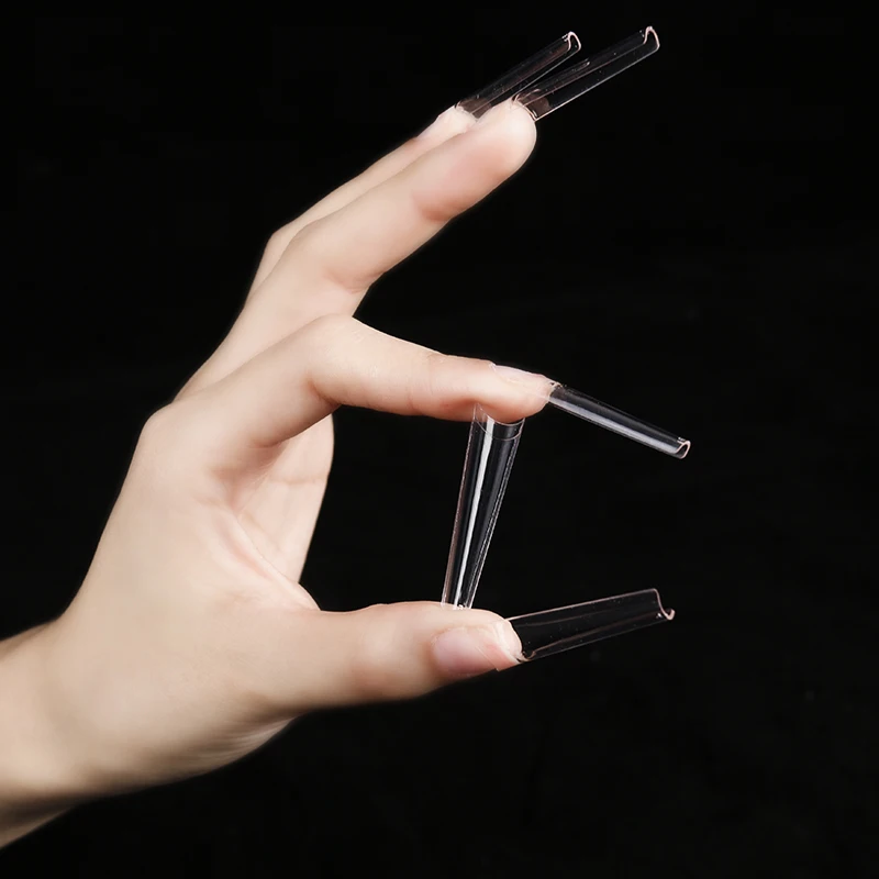 Wholesale 480pcs/box Seamless False Artificial Nail Tips Extension Clear XX Long Coffin Nail Tips, Clear.nature
Wholesale 480pcs/box Seamless False Artificial Nail Tips Extension Clear XX Long Coffin Nail Tips, Clear.nature