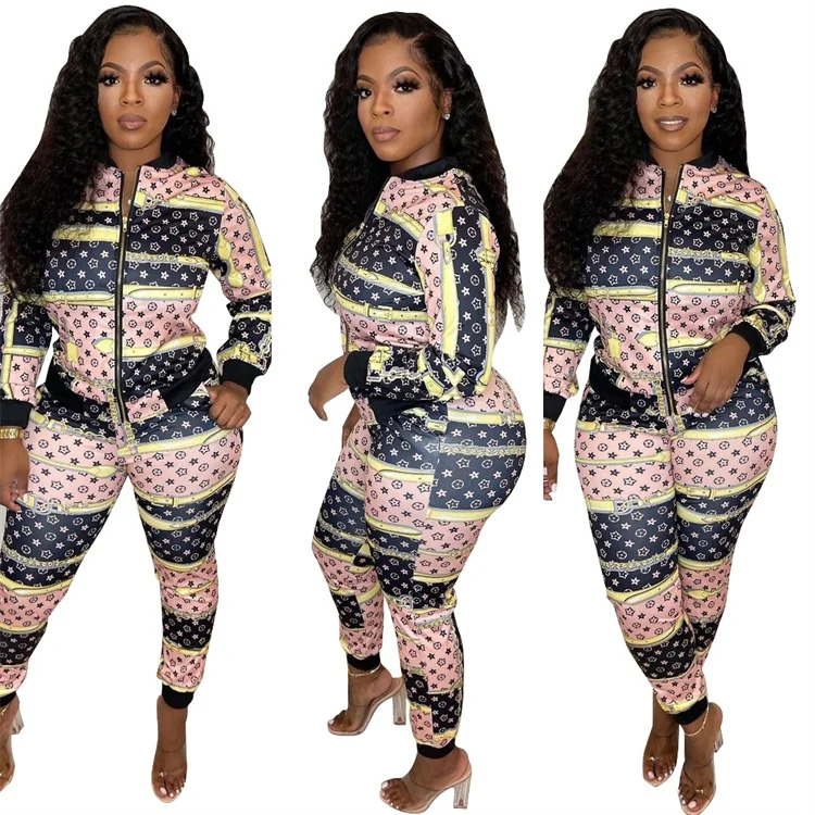 New print Fall Women 2 Piece Set track suits long sleeve sweat suits casual jogging wear pants sets two Piece Sweatsuit Set, 1 colors
New print Fall Women 2 Piece Set track suits long sleeve sweat suits casual jogging wear pants sets two Piece Sweatsuit Set, 1 colors