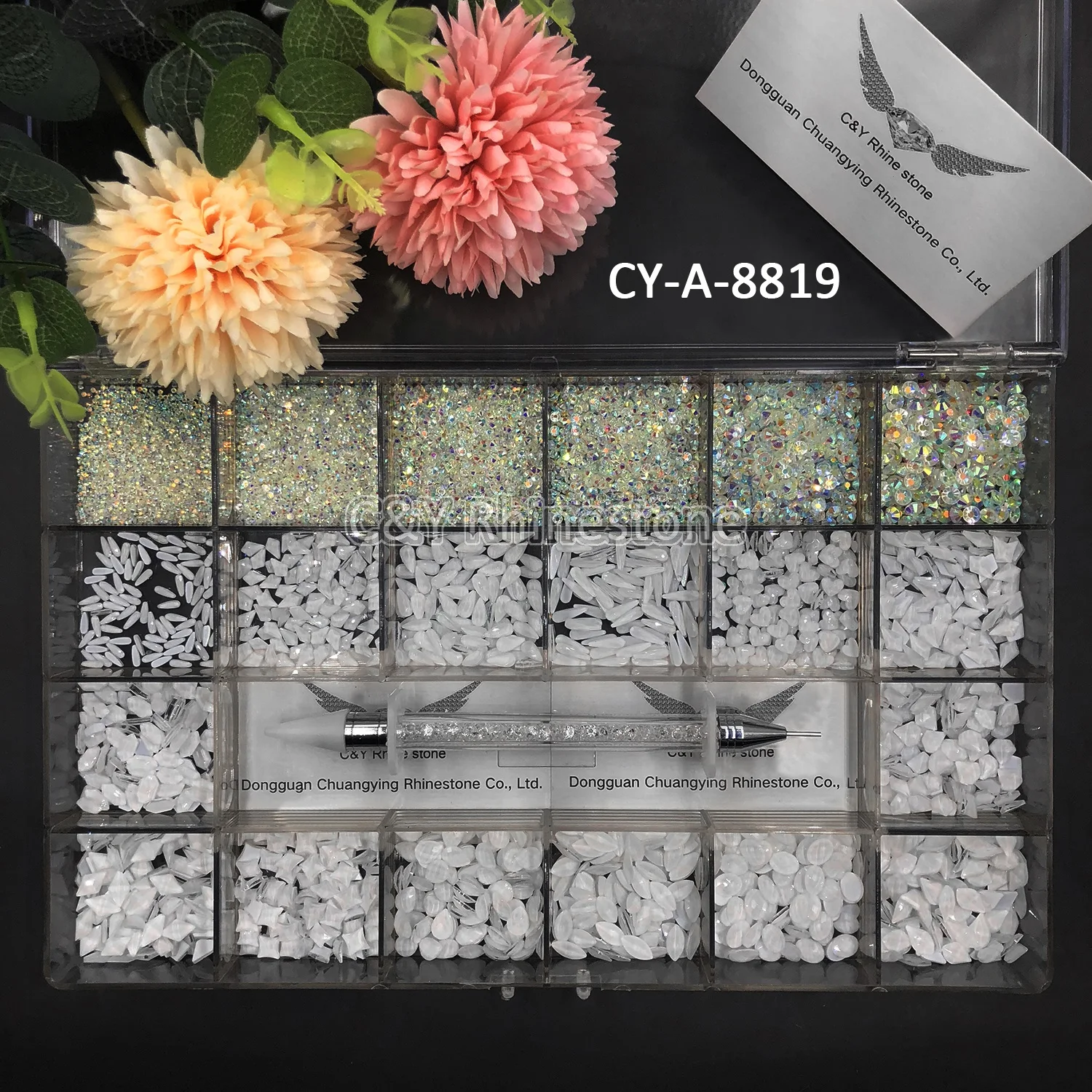C&Y Glass Jelly Opal Rhinestone Kit Box For Nails Art Crystal Decorations Nail Crystals Rhinestones
C&Y Glass Jelly Opal Rhinestone Kit Box For Nails Art Crystal Decorations Nail Crystals Rhinestones
