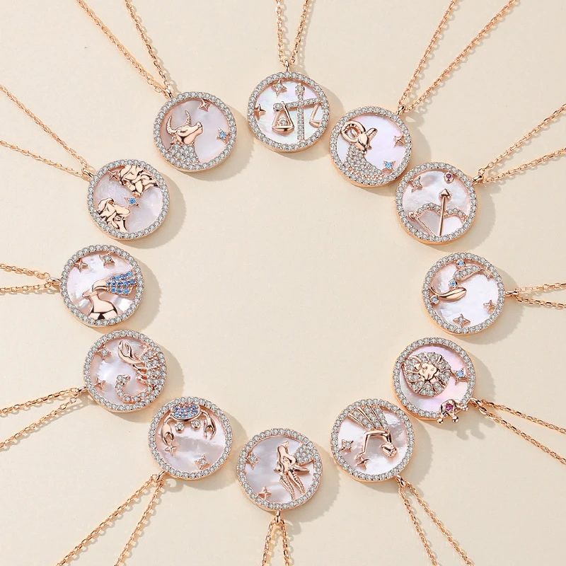 2021 Fashion Horoscope Astrology Constellation Shell 14K Gold Plated Scorpio Zodiac Necklace Silver 925 Sterling Jewelry Women
2021 Fashion Horoscope Astrology Constellation Shell 14K Gold Plated Scorpio Zodiac Necklace Silver 925 Sterling Jewelry Women