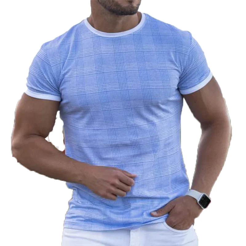 Men's Casual Plaid Quick Drying Breathable Round Neck T-shirt Plain Slim Cotton Sports Men T-shirt t shirts custom printing
Men's Casual Plaid Quick Drying Breathable Round Neck T-shirt Plain Slim Cotton Sports Men T-shirt t shirts custom printing