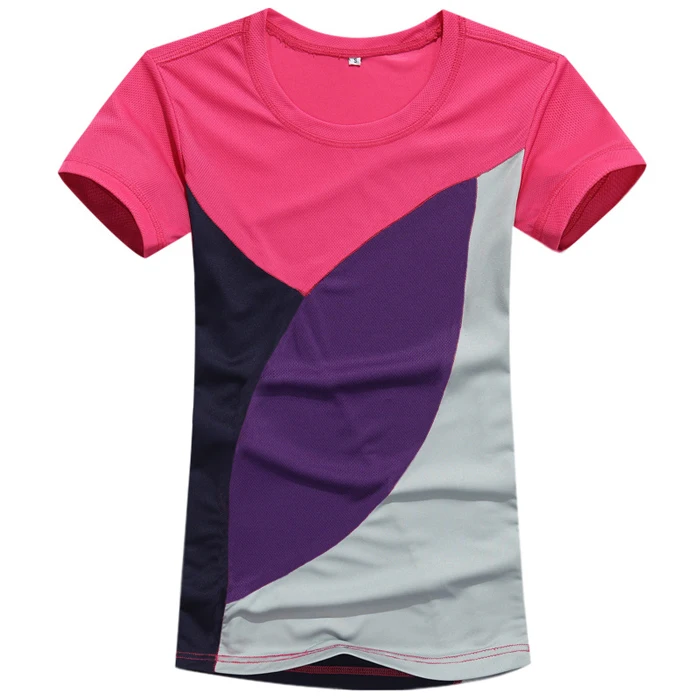 100 polyester ladies running fitness t shirt printed logo woman short sleeve yoga shirt, Custom color 
100 polyester ladies running fitness t shirt printed logo woman short sleeve yoga shirt, Custom color