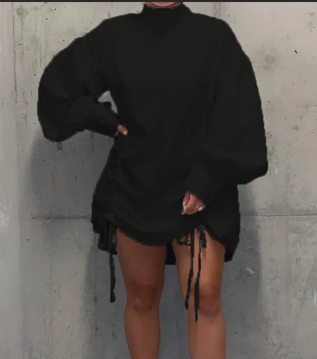PDEP drop Shipping 1 pcs Fall Oversized T Shirt Dress long sleeve ruffles loose casual white maxi dress ladies, White,black
PDEP drop Shipping 1 pcs Fall Oversized T Shirt Dress long sleeve ruffles loose casual white maxi dress ladies, White,black