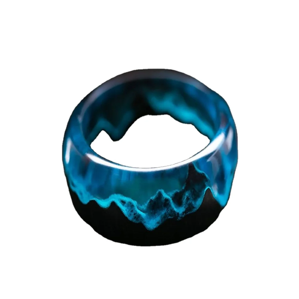 New occidental hot style resin and wood ring jewelry wholesale luminous fluorescence new ring jewelry, As photo
New occidental hot style resin and wood ring jewelry wholesale luminous fluorescence new ring jewelry, As photo
