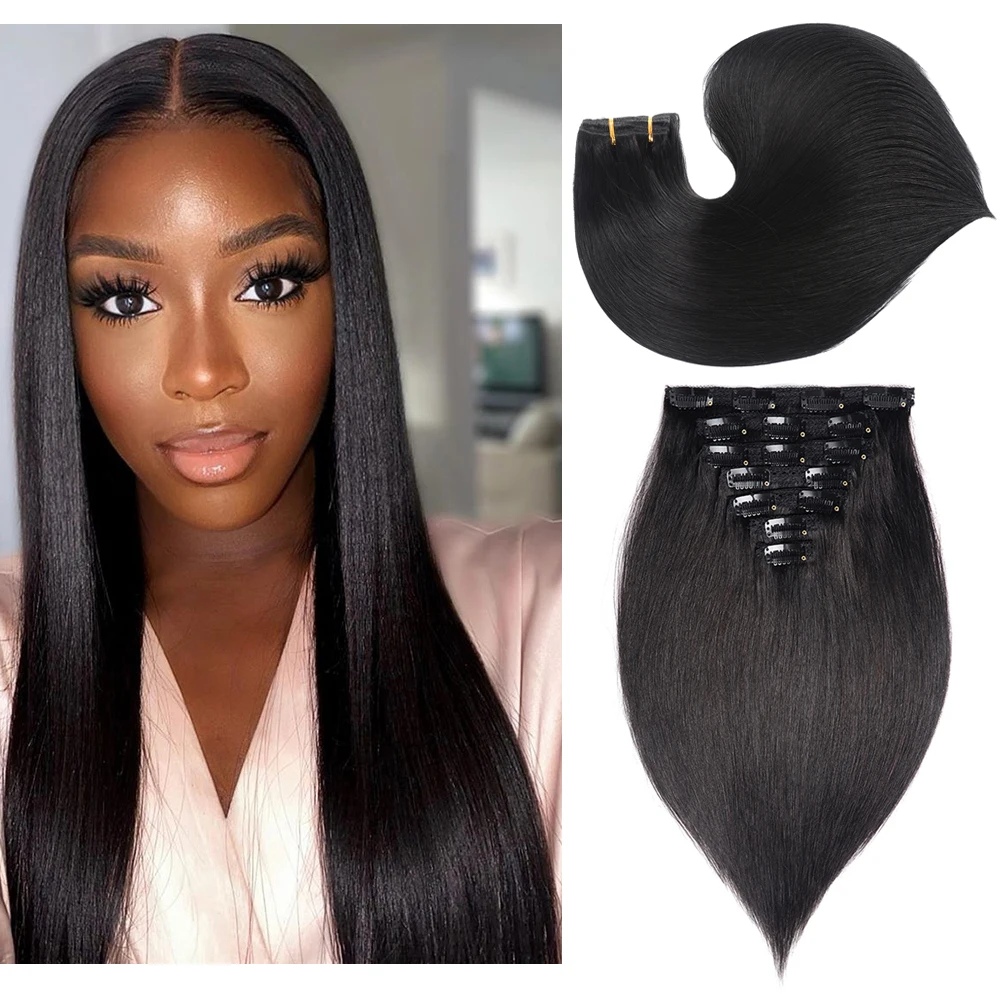 Wholesale 100% Real Remy Seamless Clip-In Hair Extensions, Cuticle Aligned Human Hair Clip In Hair Extension
Wholesale 100% Real Remy Seamless Clip-In Hair Extensions, Cuticle Aligned Human Hair Clip In Hair Extension