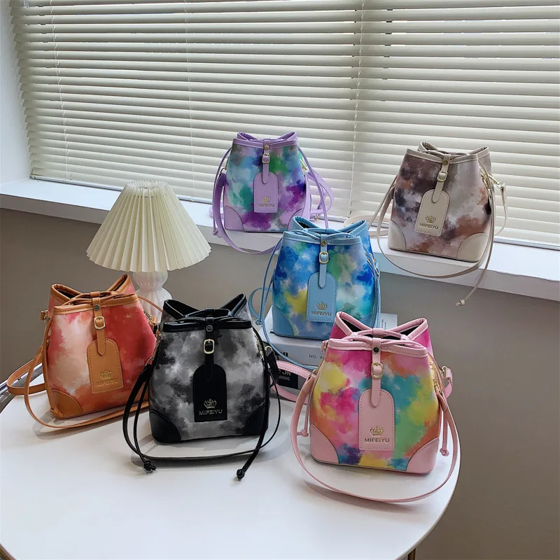2021 Custom Mini Leather Tie-dye Colorful Bucket Bag Purses And Handbags For Women Luxury, As picture
2021 Custom Mini Leather Tie-dye Colorful Bucket Bag Purses And Handbags For Women Luxury, As picture