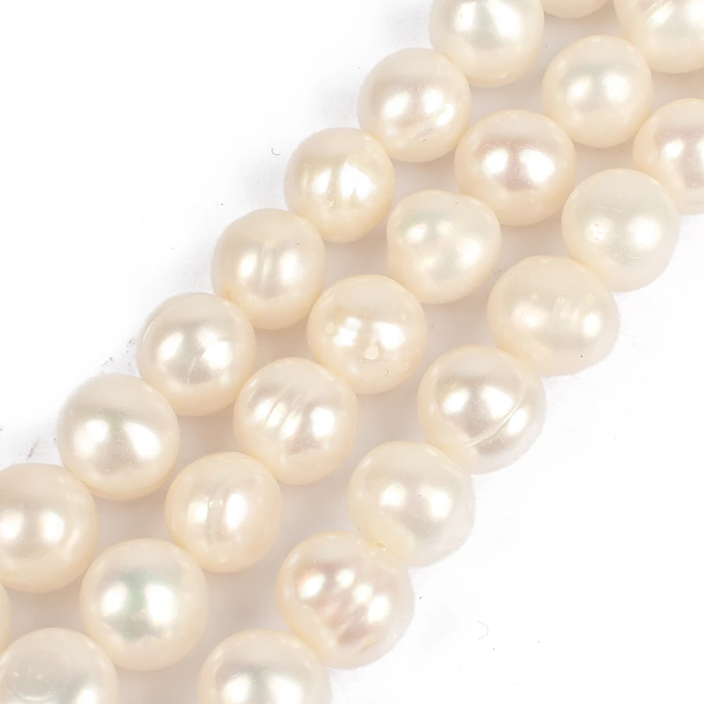Wholesale Good Quality 9-10mm White Round Pearl Beads for Jewelry DIY Making Bracelet
Wholesale Good Quality 9-10mm White Round Pearl Beads for Jewelry DIY Making Bracelet