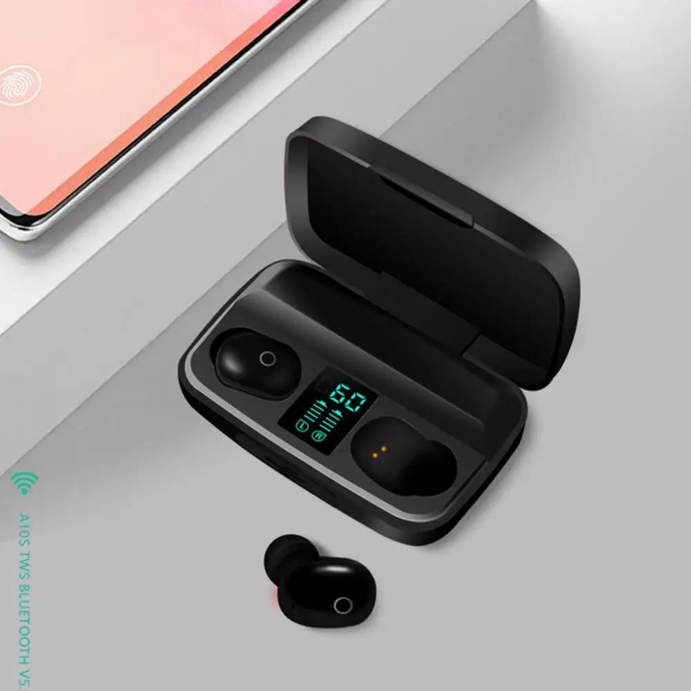 A10S Wireless Mini Sport Stereo Headset Waterproof BT v5.0 Earbuds Touch Control TWS In-Ear HiFi Earphone With Charging Box, Black,white,blue,pink
A10S Wireless Mini Sport Stereo Headset Waterproof BT v5.0 Earbuds Touch Control TWS In-Ear HiFi Earphone With Charging Box, Black,white,blue,pink