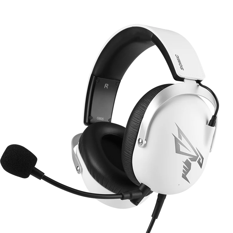 SOMIC G805 Gaming Headphone 3.5mm+USB cable 7.1 pluggable microphone three professional sound effect
SOMIC G805 Gaming Headphone 3.5mm+USB cable 7.1 pluggable microphone three professional sound effect