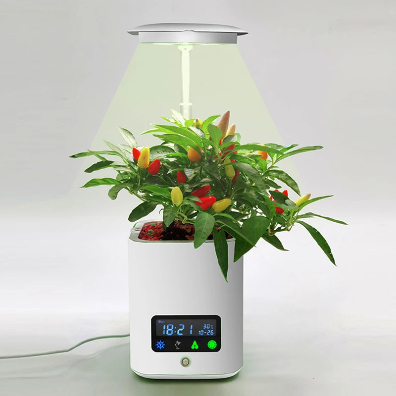Creative mini smart garden LED grow light indoor flower pots & planters with desktop humidifier air purifier wireless speaker
Creative mini smart garden LED grow light indoor flower pots & planters with desktop humidifier air purifier wireless speaker