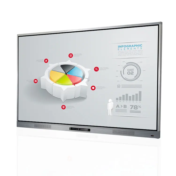 

EIBOARD 50 55 65 75 86 Inch multi touch android digital smart board interactive whiteboard 4k display panel