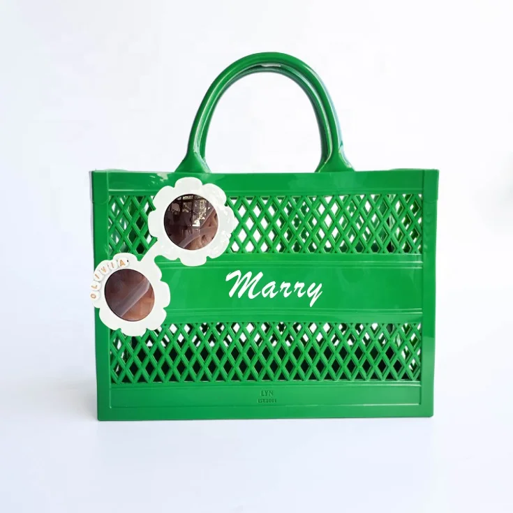 Personalized Retro Vintage eco-friendly PVC Jelly basket tote Bag Beach Bag handbag Purse for Girls Women Party Favor Bags
Personalized Retro Vintage eco-friendly PVC Jelly basket tote Bag Beach Bag handbag Purse for Girls Women Party Favor Bags