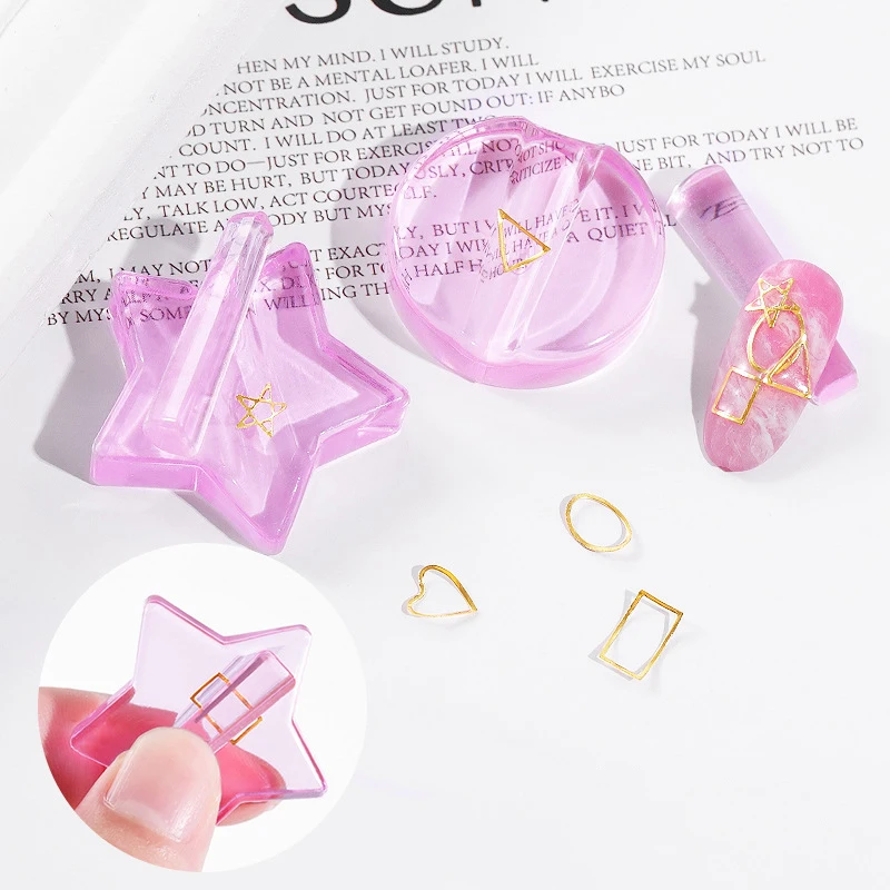 Star Heart Nail Art Metal Slice Rivet Embossed Mold Metal Frame Bend Curve Making Model Pink Nail Supplies, Picture
Star Heart Nail Art Metal Slice Rivet Embossed Mold Metal Frame Bend Curve Making Model Pink Nail Supplies, Picture