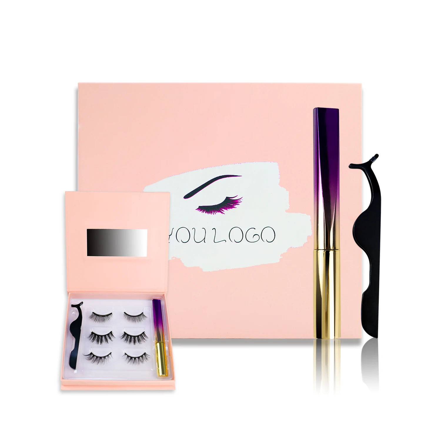 2021 New magnetic eyeliner eyelash suit custom logo magnetic eyelashes waterproof high quality magnetic eyelashes vendor, Natural black
2021 New magnetic eyeliner eyelash suit custom logo magnetic eyelashes waterproof high quality magnetic eyelashes vendor, Natural black