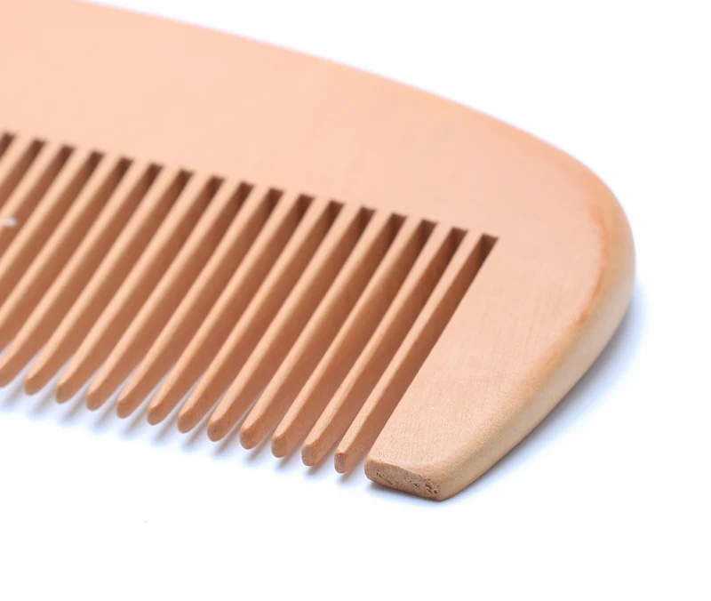 Hot Sale Fine Coarse Teeth Anti Static Custom Small Wooden Mustaches Comb Mens Beard Pocket Comb