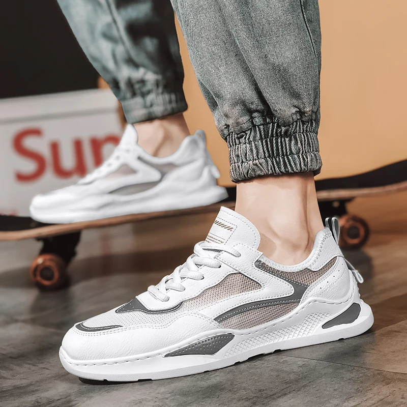 New Design Hard-Wearing Comfortable Anti-Slip Men Casual Sneaker Sports White Shoes
New Design Hard-Wearing Comfortable Anti-Slip Men Casual Sneaker Sports White Shoes