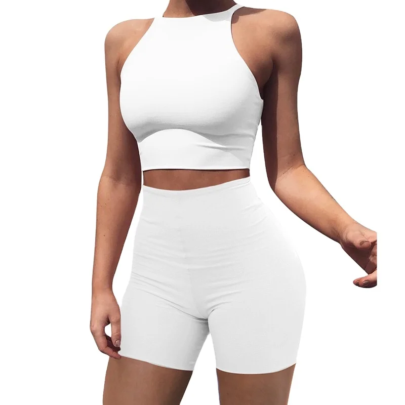 5 colors Amazon Hot European and American women's round neck sleeveless suit nightclub slim two piece vest skirt
5 colors Amazon Hot European and American women's round neck sleeveless suit nightclub slim two piece vest skirt