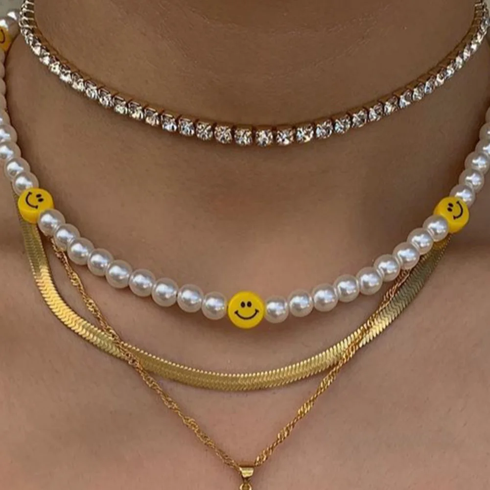 Hjgh Grade Inspire Freshwater Pearl Necklace For Women Happy Smile Face Beaded Pearl Necklace, Gold plated
Hjgh Grade Inspire Freshwater Pearl Necklace For Women Happy Smile Face Beaded Pearl Necklace, Gold plated